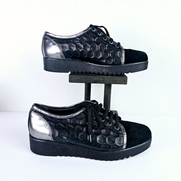 Aquatalia by Marvin K Aida Platform Weatherproof Suede Platform Sneaker, - Picture 5 of 11